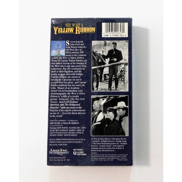 She Wore A Yellow Ribbon John Wayne Victor McLaglen VHS RKO Pro Collection New - Picture 2 of 3